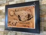 ART PRINT "DA VINCI" - JAGUAR MK2 - Ref : DV036