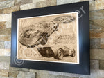 ART PRINT "DA VINCI" - FORD GT40 MK2 - Ref : DV009