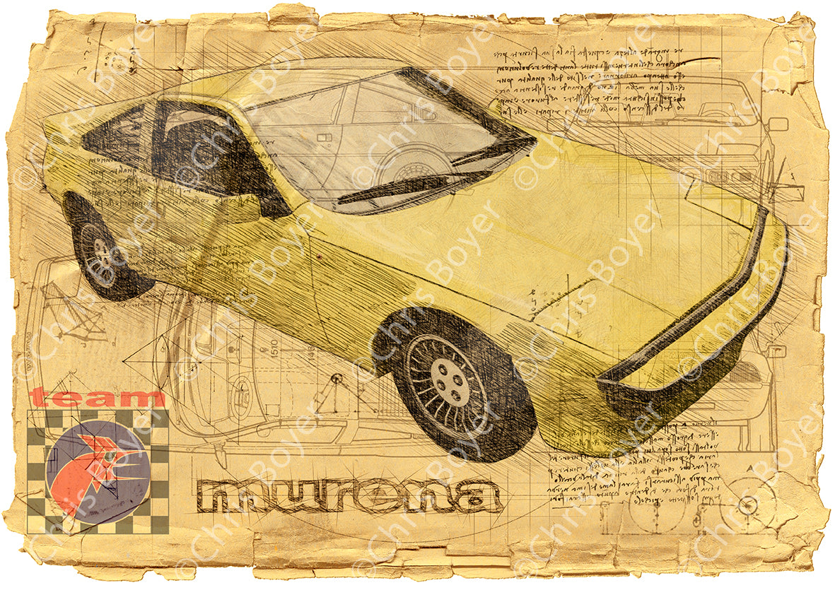 ART PRINT "DA VINCI" - MATRA MURENA - Ref : DV037
