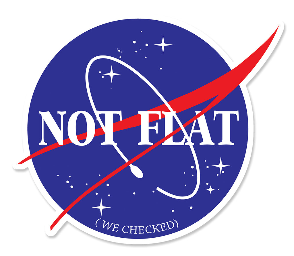 STICKER NOT FLAT NASA - NA140