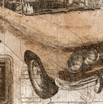 ART PRINT "DA VINCI" - NSU PRINZ TT - Ref : DV044