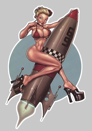 STICKER PINUP FUSEE - PA061