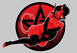 STICKER PINUP DIABLESSE - PA131
