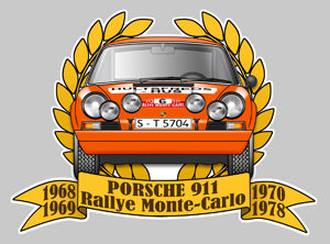 Sticker Porsche PA138 – Adesivo autoadesivo