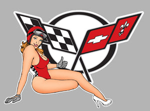 STICKER CHEVROLET CORVETTE - PA174