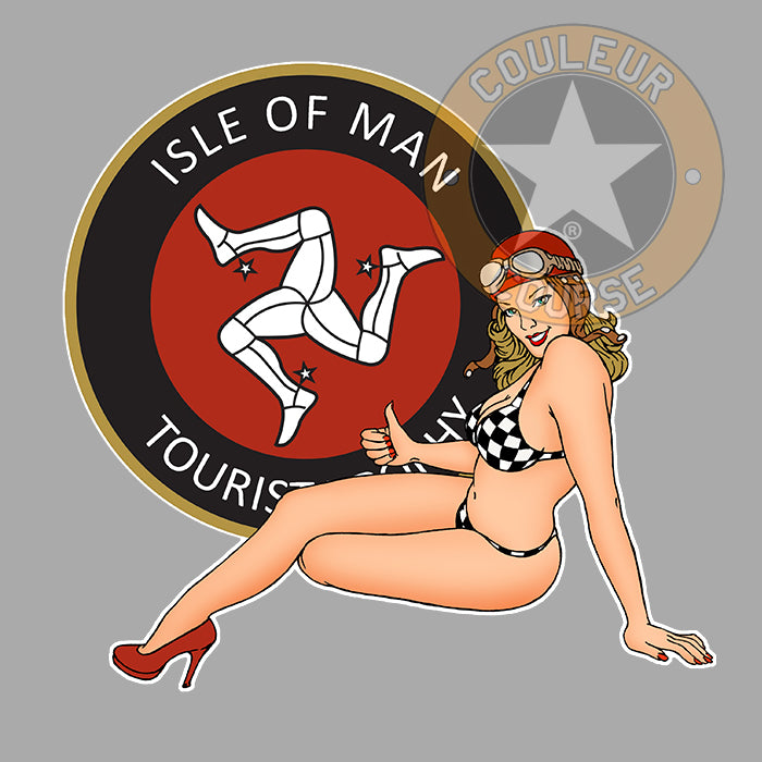 STICKER TT ISLE OF MAN - PA209