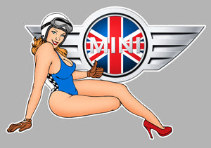 Sticker Austin Mini Cooper PA238 – Adesivo autoadesivo