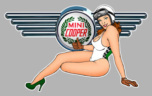Sticker Austin Mini Cooper PA361 – Adesivo autoadesivo