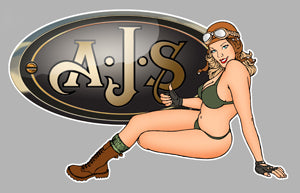 STICKER AJS - PB418