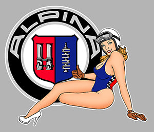 BMW ALPINA STICKER - AA180