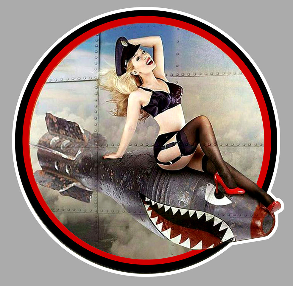 STICKER PINUP BOMB - PC045D