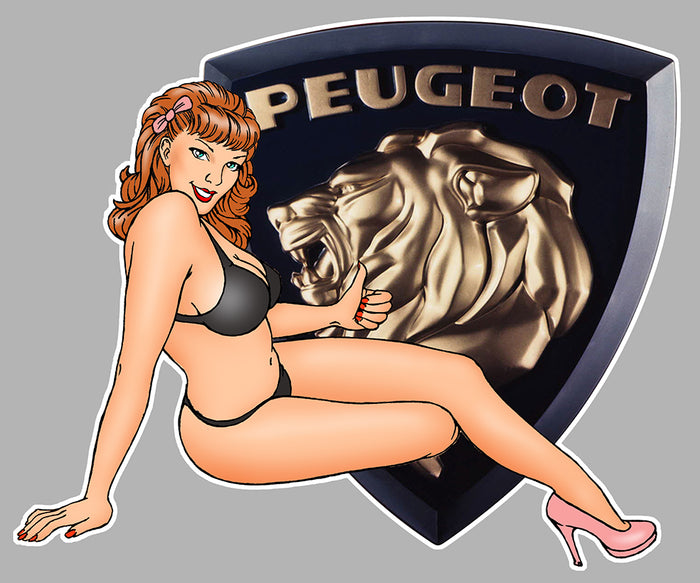 Sticker Peugeot PC087 – Autocollant adhésif