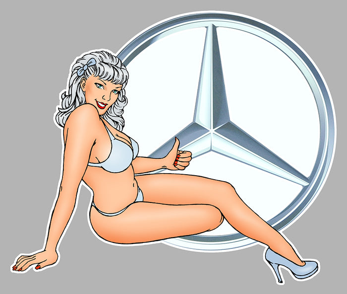 Aufkleber Mercedes PC108 – Selbstklebender Aufkleber