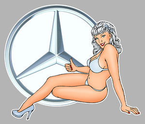 STICKER MERCEDES - PC109