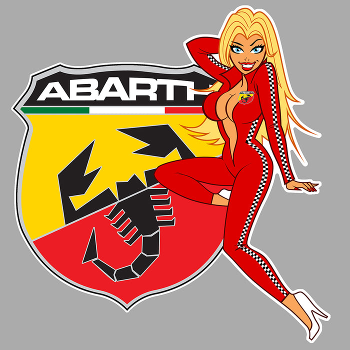 Sticker Abarth PC122 – Selbstklebender Aufkleber