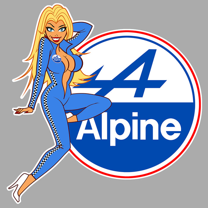 Sticker Alpine PC123 – Autocollant adhésif