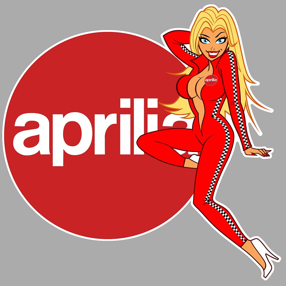 STICKER APRILIA - PC128