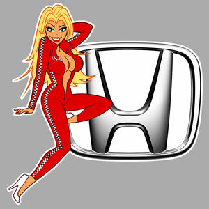 STICKER HONDA - PC174