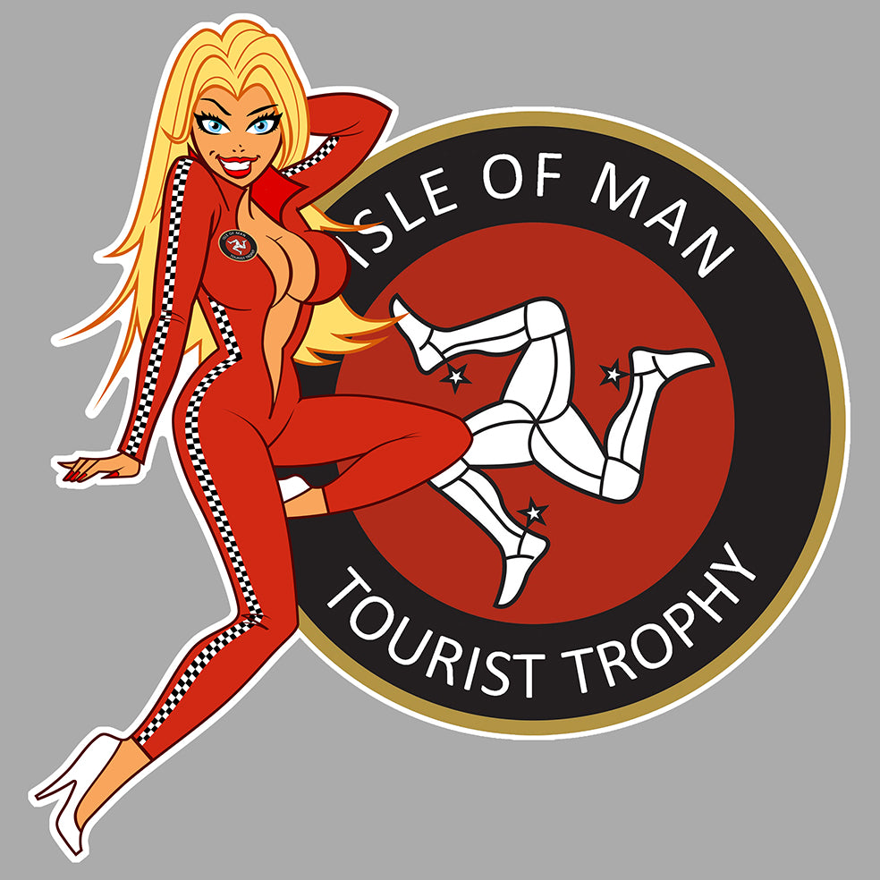 STICKER TT ISLE OF MAN - PC176