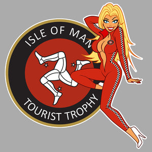 STICKER TT ISLE OF MAN - PC177