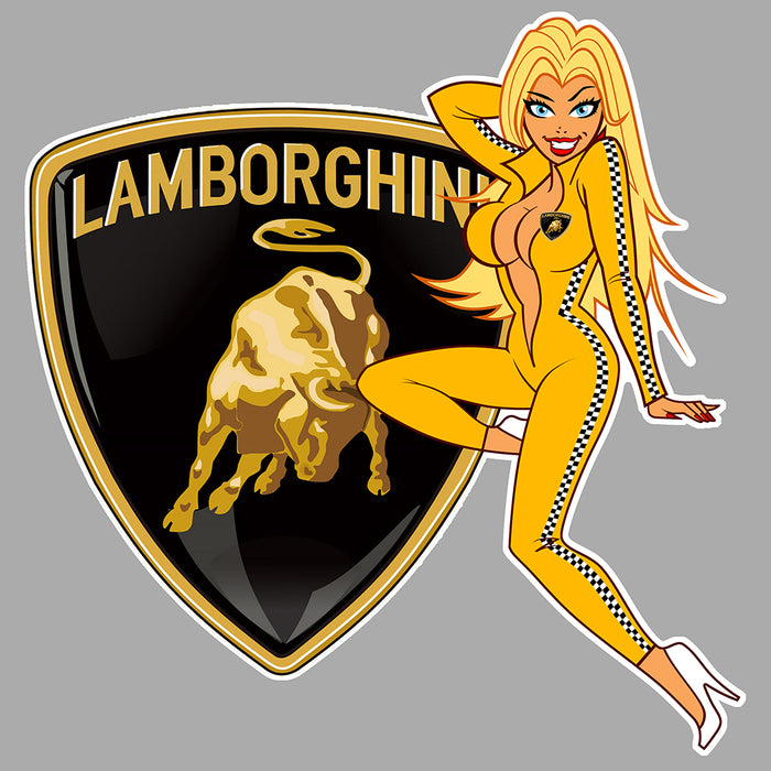 Sticker Lamborghini PC190 – Adesivo autoadesivo