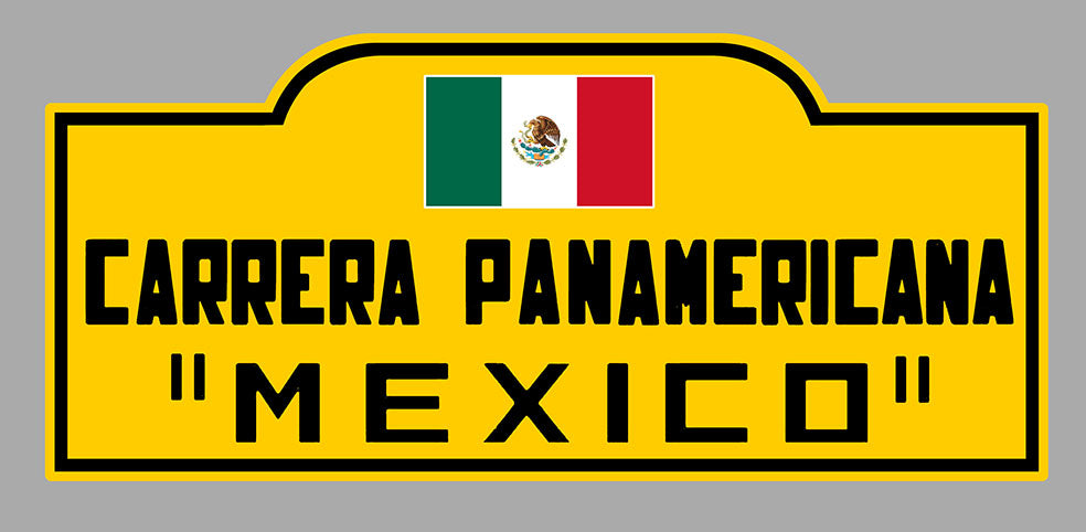 STICKER CIRCUIT CARRERA PANAMERICANA PANAMERICAINE - PD026