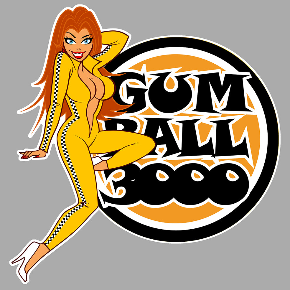 STICKER PINUP GUMBALL 3000 - PD111