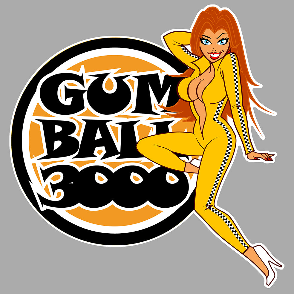 STICKER PINUP GUMBALL 3000 - PD112