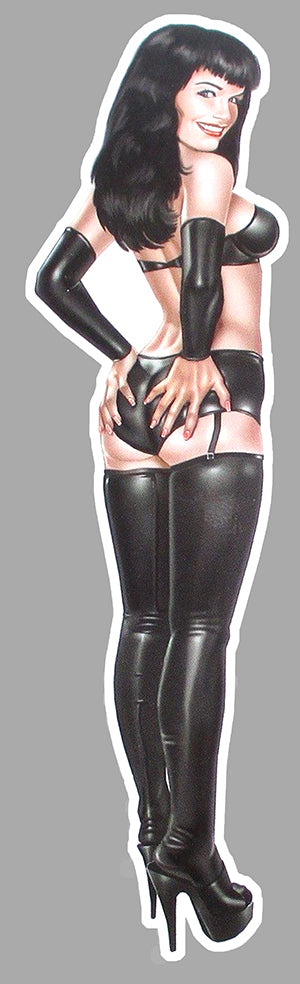 STICKER PINUP BETTY PAGE - PE016