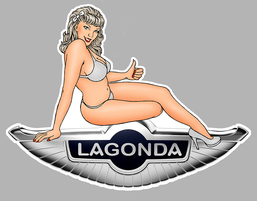 STICKER ASTON MARTIN LAGONDA - PE021
