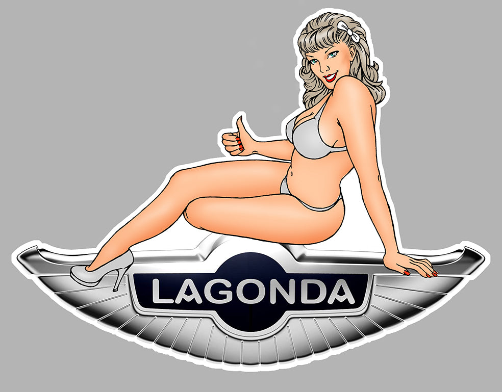 STICKER ASTON MARTIN LAGONDA - PE022