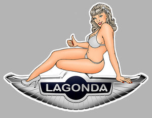 STICKER ASTON MARTIN LAGONDA - PE022