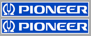 2 X STICKER PIONEER - PF026