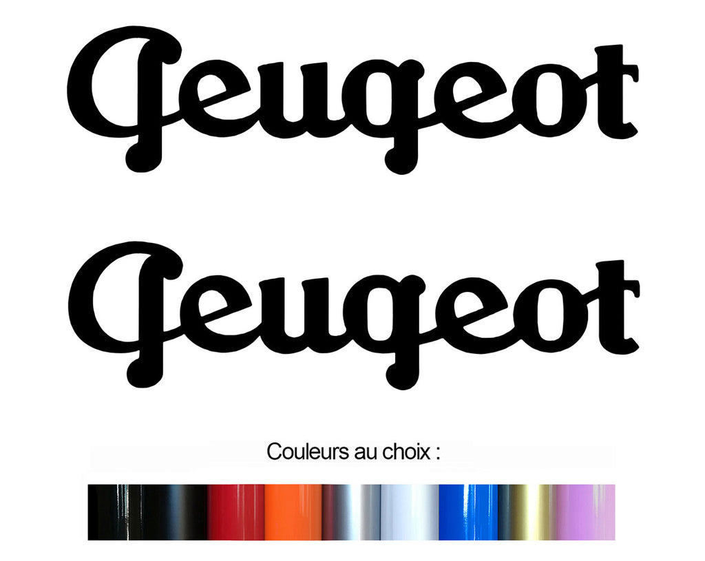 2 X STICKER PEUGEOT - PF081