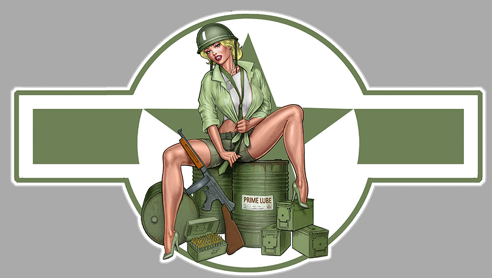 STICKER PINUP ARMY - PF084