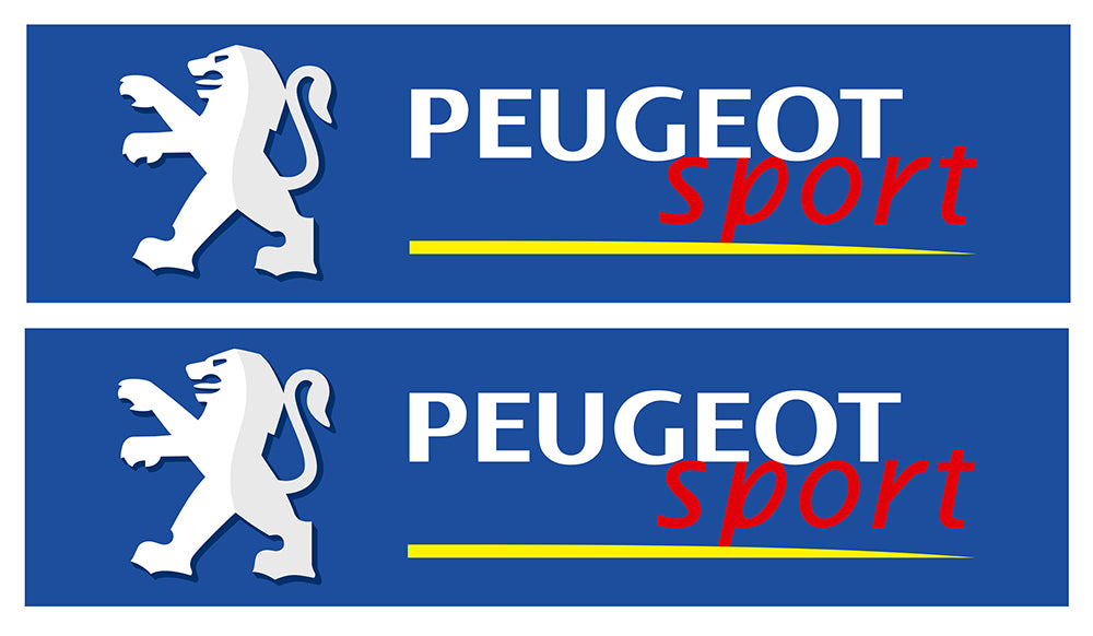 2 X STICKERS PEUGEOT - PF120