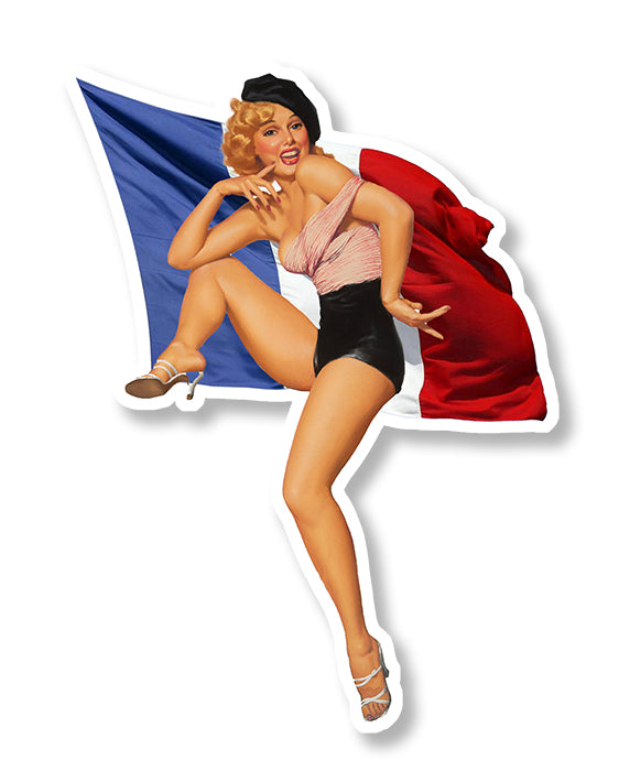 STICKER PINUP FRANCE - PF153