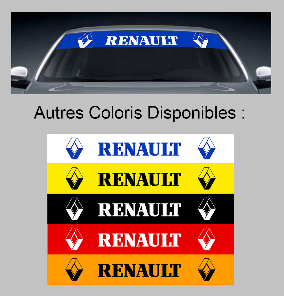 RENAULT WINDSHIELD SUN SHADE STRIP - Ref: PS001-0