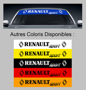 RENAULT SPORT WINDSHIELD SUN VISOR STRIP - Ref: PS001-1