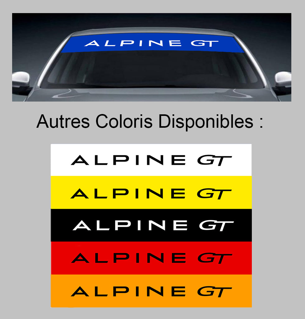 ALPINE GT WINDSHIELD SUN VISOR STRIP - Ref: PS001-10 