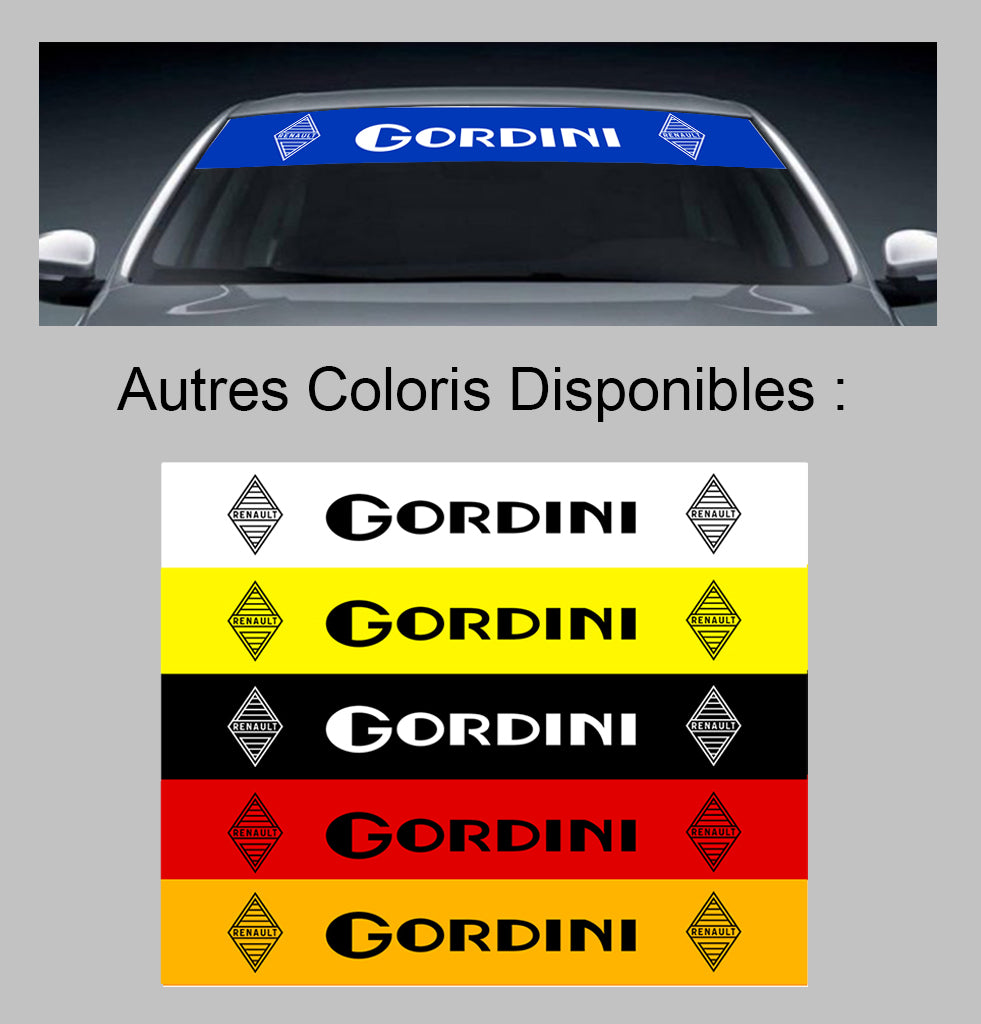 RENAULT GORDINI WINDSHIELD SUN SHADE STRIP - Ref: PS001-4 