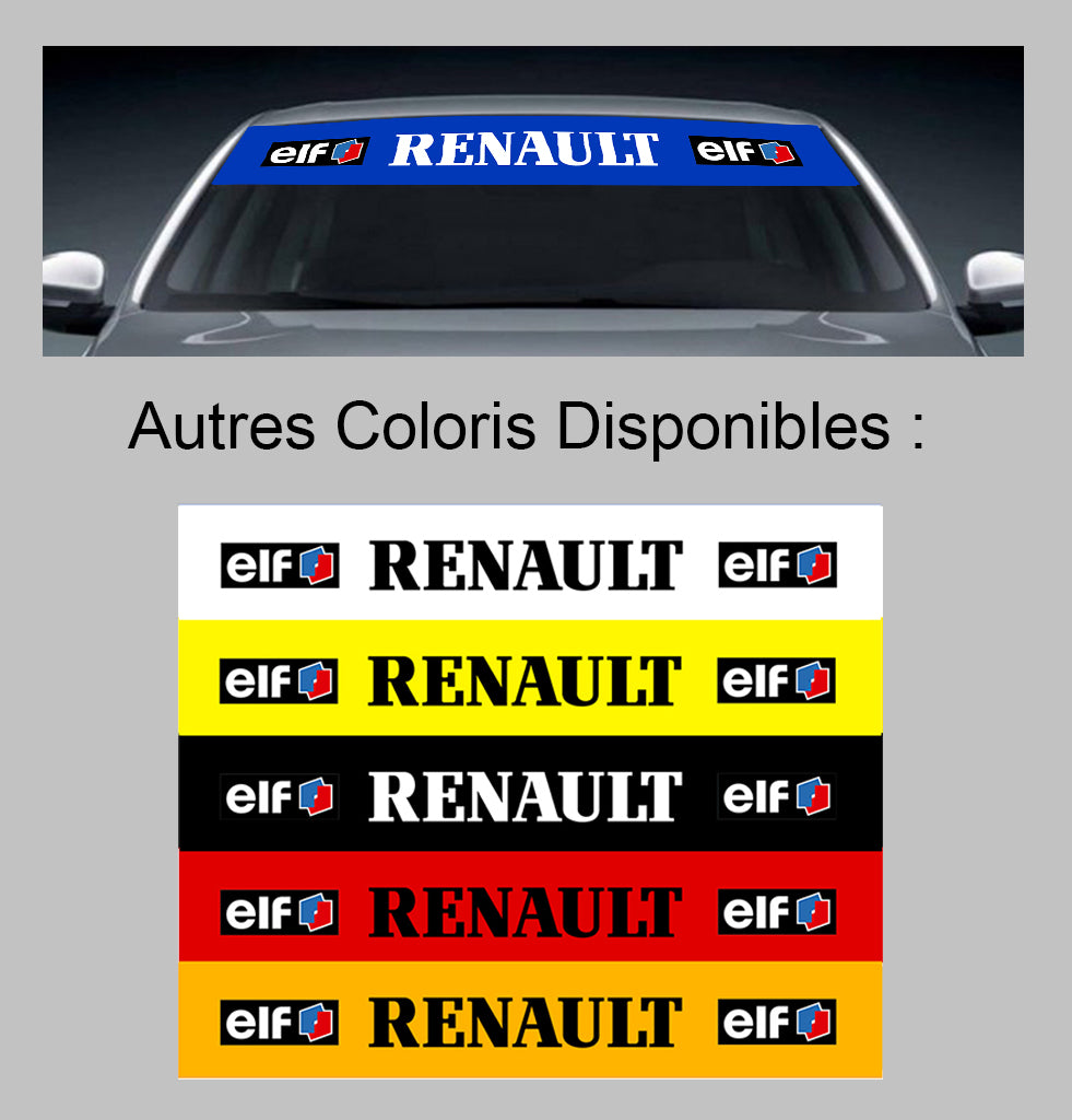 sticker Bandeaux pare-brise Renault sport