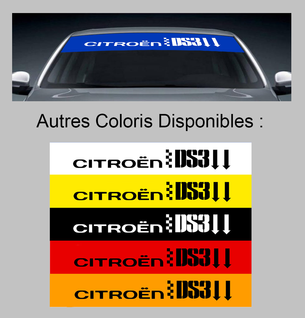 CITROEN DS3 WINDSHIELD SUN VISOR STRIP - Ref: PS004-1 