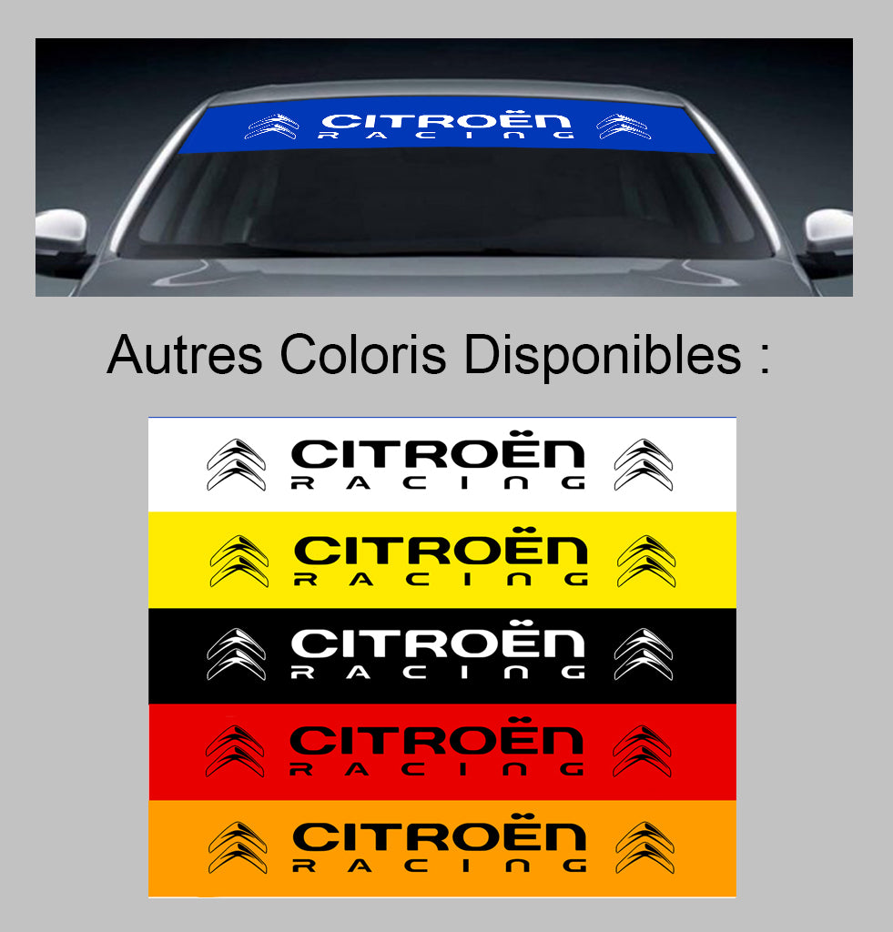 CITROEN RACING WINDSHIELD SUN VISOR STRIP - Ref: PS004-2 