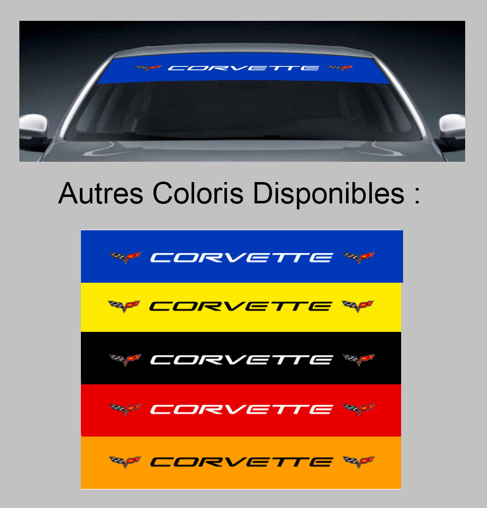 CORVETTE WINDSHIELD SUNSHADE STRIP - Ref: PS008-1 