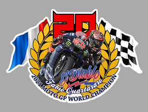 STICKER CONTINENTAL CIRCUS QUARTARARO - QA016