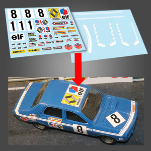 STICKERS POUR RENAULT 12 GORDINI R12 REF DCS031