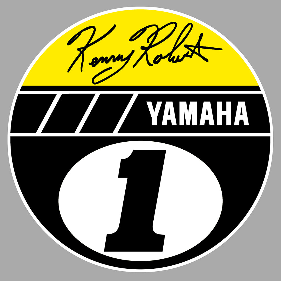 STICKER CONTINENTAL CIRCUS YAMAHA KENNY ROBERTS - RA201