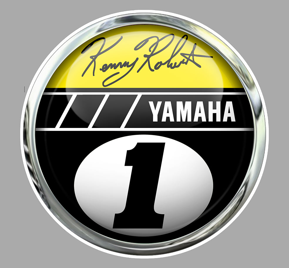 STICKER CONTINENTAL CIRCUS YAMAHA KENNY ROBERTS - RA202