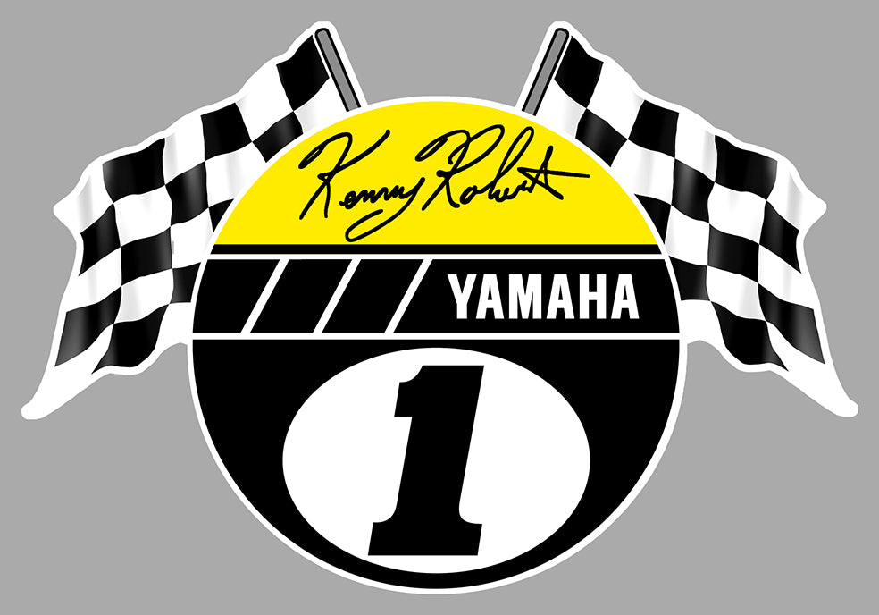 STICKER CONTINENTAL CIRCUS YAMAHA KENNY ROBERTS - RA203